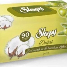 Sleepy 24x90'lı Zeytinyağlı Islak Havlu
