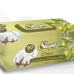 Sleepy 24x90'lı Zeytinyağlı Islak Havlu