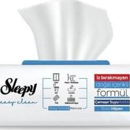 Sleepy 2x100'lü Çamaşır Suyu Yüzey Temizleme Havlusu
