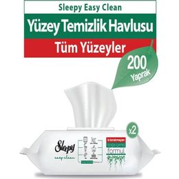 Sleepy 2x100'lü Easy Clean Yüzey Temizleme Havlusu