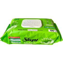 Sleepy 3x100'lü Extra Doğal Aloe Vera Özü Yüzey Temizlik Havlusu