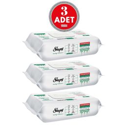 Sleepy 3x50 150 Yaprak Easy Clean Bio Çözünür Deniz Tuzu ve Deniz Yosunu Yüzey Temizlik Havlusu