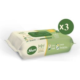Sleepy 3x50 Doğal Organik Pamuklu Temizlik Havlusu