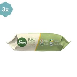 Sleepy 3x50'li Doğal Organik Pamuklu Islak Havlu