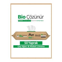 Sleepy 50'li Bio Çözünür Çay Ağacı ve Misket Limonu Yüzey Havlusu