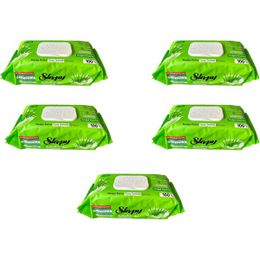 Sleepy 5x100'lü Extra Doğal Aloe Vera Özü Yüzey Temizlik Havlusu