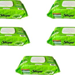 Sleepy 5x100'lü Extra Doğal Aloe Vera Özü Yüzey Temizlik Havlusu
