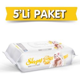 Sleepy 5x90'lı Sensitive Islak Havlu