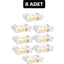Sleepy 8x90'lı Sensitive Islak Havlu