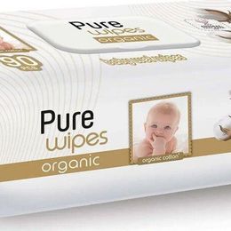 Sleepy 90'lı Pure Baby Organic Pamuk Islak Mendil