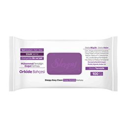 Sleepy Easy 100 Yaprak Clean Orkide Bahçesi Yüzey Temizlik Havlusu