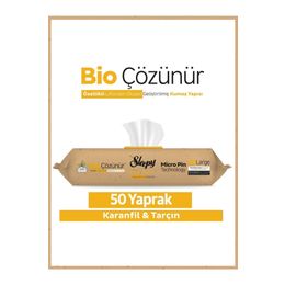 Sleepy Easy 50 Yaprak Clean Bio Çözünür Karanfil ve Tarçın Yüzey Temizlik Havlusu