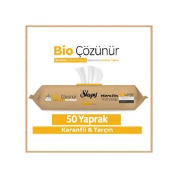Sleepy Easy 50 Yaprak Clean Bio Çözünür Karanfil ve Tarçın Yüzey Temizlik Havlusu