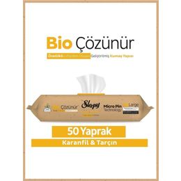 Sleepy Easy 50 Yaprak Clean Bio Çözünür Karanfil ve Tarçın Yüzey Temizlik Havlusu