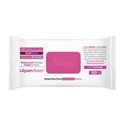 Sleepy Easy Clean 100 Yaprak Lilyum Buketi Yüzey Temizlik Havlusu