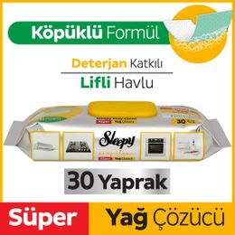 Sleepy Easy Clean 30 Yaprak Süper Kireç Sökücü Havlu