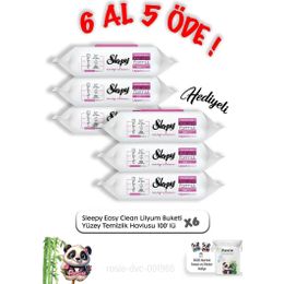 Sleepy Easy Clean 6x100 Lilyum Buketi Yüzey Temizlik Havlusu
