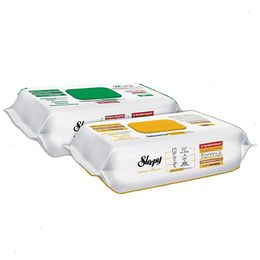 Sleepy Easy Clean Mopa Uyumlu 80 Yaprak ve Arap Sabunu Katkılı 100 Yaprak Yüzey Temizlik Havlusu