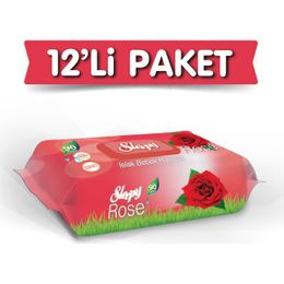 Sleepy Gül 12x90 Yaprak Islak Mendil