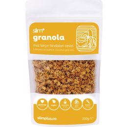 Slim 250 gr Muz + Tarçın + Coconut Glutensiz Granola