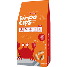 Slimplus 20 gr Neşeli Yengeç Sade Kinoa Cipsi