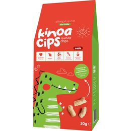 Slimplus 20 gr Sevimli Dinozor Sade Kinoa Cipsi