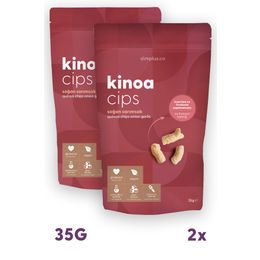 Slimplus 2x35 gr Glutensiz Vegan Yağsız Soğan Sarımsak Kinoa Cipsi