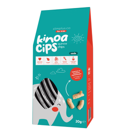 Slimplus 35 gr Glutensiz Vegan Yağsız Soğan Sarımsak Kinoa Cipsi