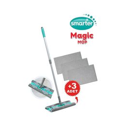 Smarter 3'lü Magic Paspas Mandallı Yedek Mop