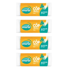 Smarter 40x50 cm 4 Adet Küçük Boy Çöp Torbası