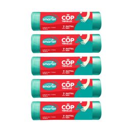 Smarter 5'li Battal Boy Çöp Torbası