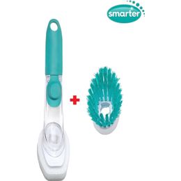 Smarter Deterjan Hazneli Bulaşık Fırçası + Yedek Fırça