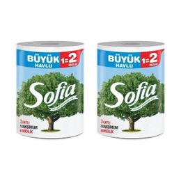 Sofia 2'li Büyük Kağıt Dev Havlu