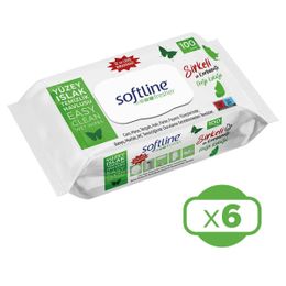Softline 6x100'lü Fresher Yüzey Islak Temizlik Havlusu