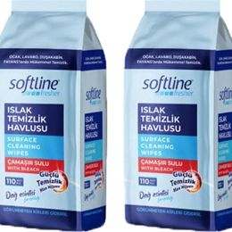 Softline Çamaşır Sulu 2x108 Adet Fresher Islak Temizlik Havlusu