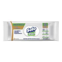 Solo 100'lü Beyaz Sabun Ferahlığı Yüzey Temizlik Havlusu