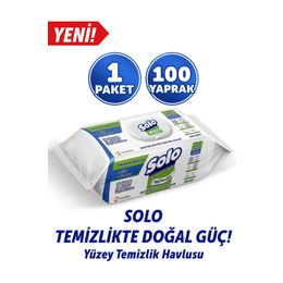 Solo 100'lü Okaliptus Çam Esintisi Yüzey Temizlik Havlusu
