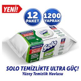 Solo 12'li Sedir Ağacı Yasemin Esintisi Yüzey Temizlik Havlusu