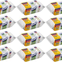 Solo 12x100 Yaprak Limon ve Portakal Tazeliği Yüzey Temizlik Havlusu