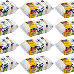 Solo 12x100 Yaprak Limon ve Portakal Tazeliği Yüzey Temizlik Havlusu