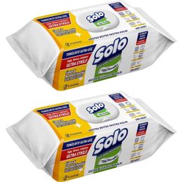 Solo 2x100 Yaprak Limon ve Portakal Tazeliği Yüzey Temizlik Havlusu