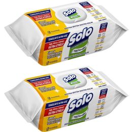 Solo 2x100 Yaprak Limon ve Portakal Tazeliği Yüzey Temizlik Havlusu
