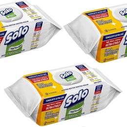 Solo 3x100 Yaprak Limon ve Portakal Tazeliği Yüzey Temizlik Havlusu
