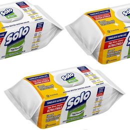 Solo 3x100 Yaprak Limon ve Portakal Tazeliği Yüzey Temizlik Havlusu