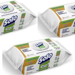 Solo 3x100'lü Beyaz Sabun Ferahlığı Yüzey Temizlik Havlusu