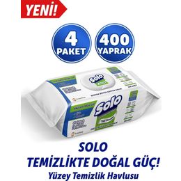 Solo 4'lü Okaliptus Çam Esintisi Yüzey Temizlik Havlusu