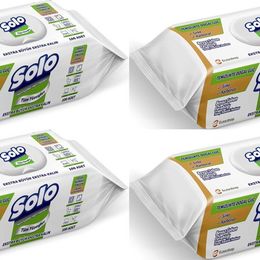 Solo 4x100'lü Beyaz Sabun Ferahlığı Yüzey Temizlik Havlusu