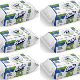 Solo 6'lı 600 Yaprak Temizlikte Doğal Güç Okaliptus&Çam Esintisi Yüzey Temizlik Havlusu
