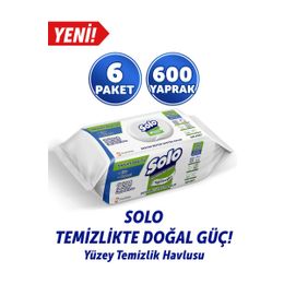 Solo 6'lı Okaliptus Çam Esintisi Yüzey Temizlik Havlusu