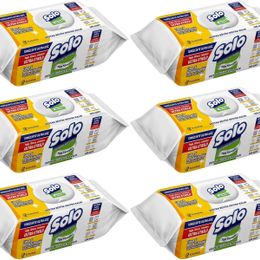 Solo 6x100 Yaprak Limon ve Portakal Tazeliği Yüzey Temizlik Havlusu